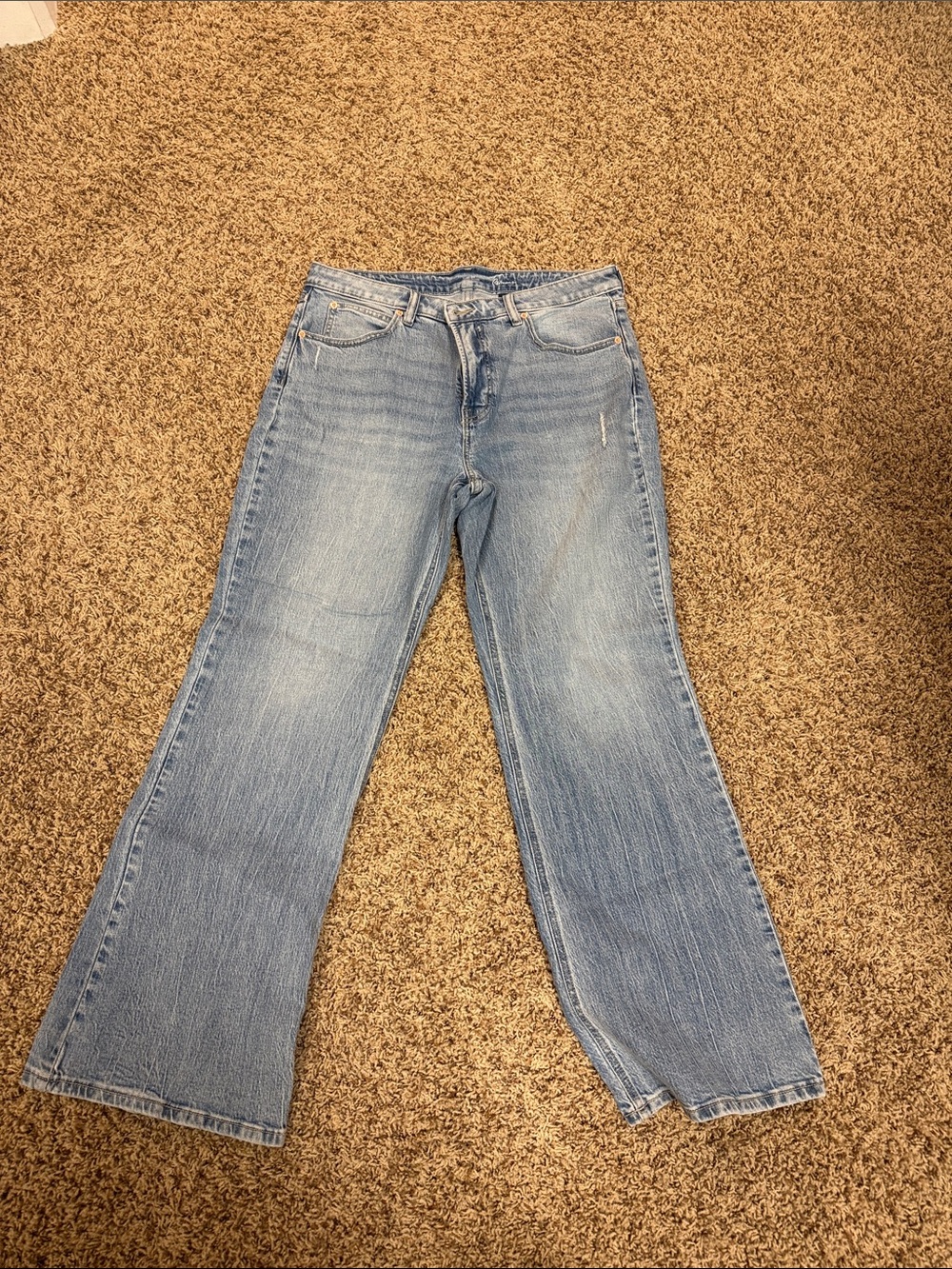 Reitmans Light Wash Wide-Leg Jeans